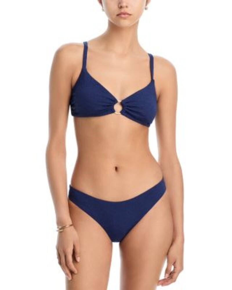 アクア レディース 水着 トップのみ AQUA O Ring Bralette Bikini Top & Basic Bikini Bottom - Exclusive One-Size
