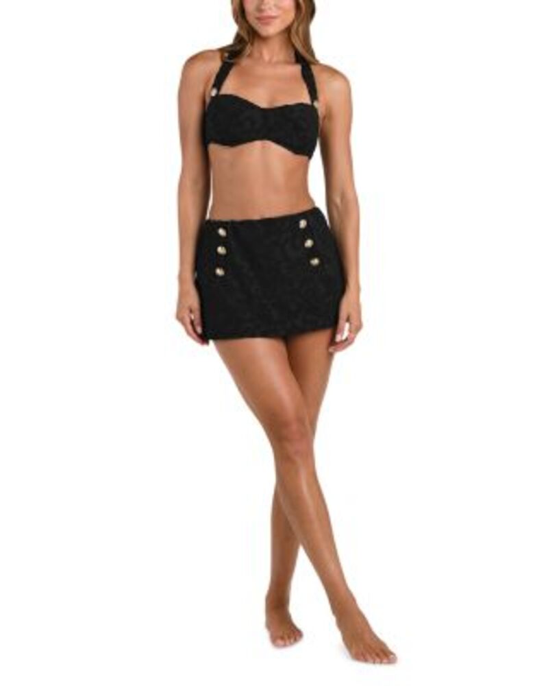 ラジャンス レディース 水着 トップのみ パイル スカート L'AGENCE Ornaterry Sally Bandeau Bra Bikini Top & Coco Skirt Swim Bottom One-Size