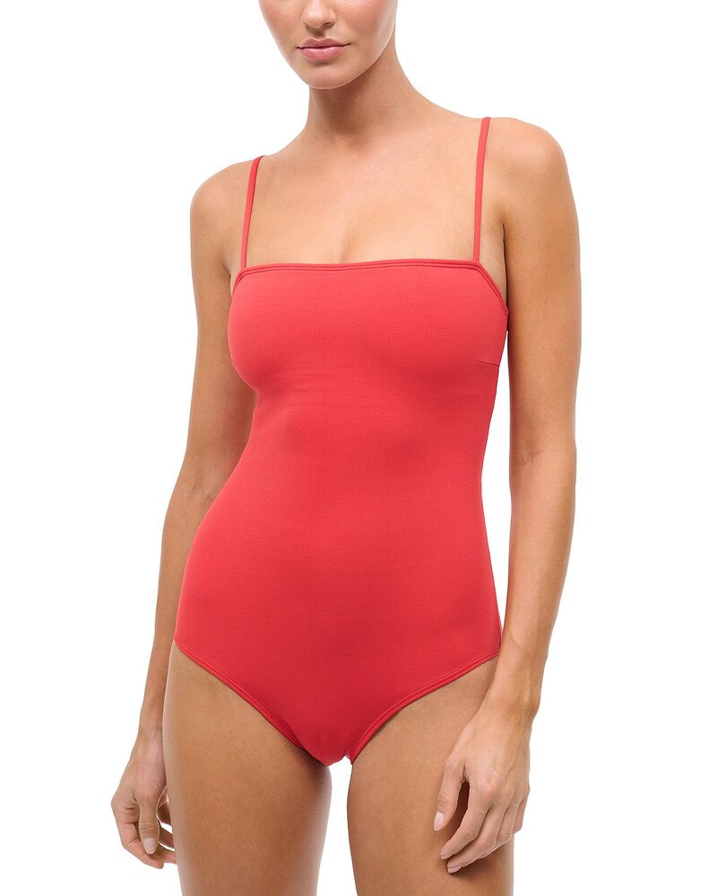 スタウド レディース 水着 上下セット STAUD Corona One Piece Swimsuit Red Rose レッド|ReVida 店