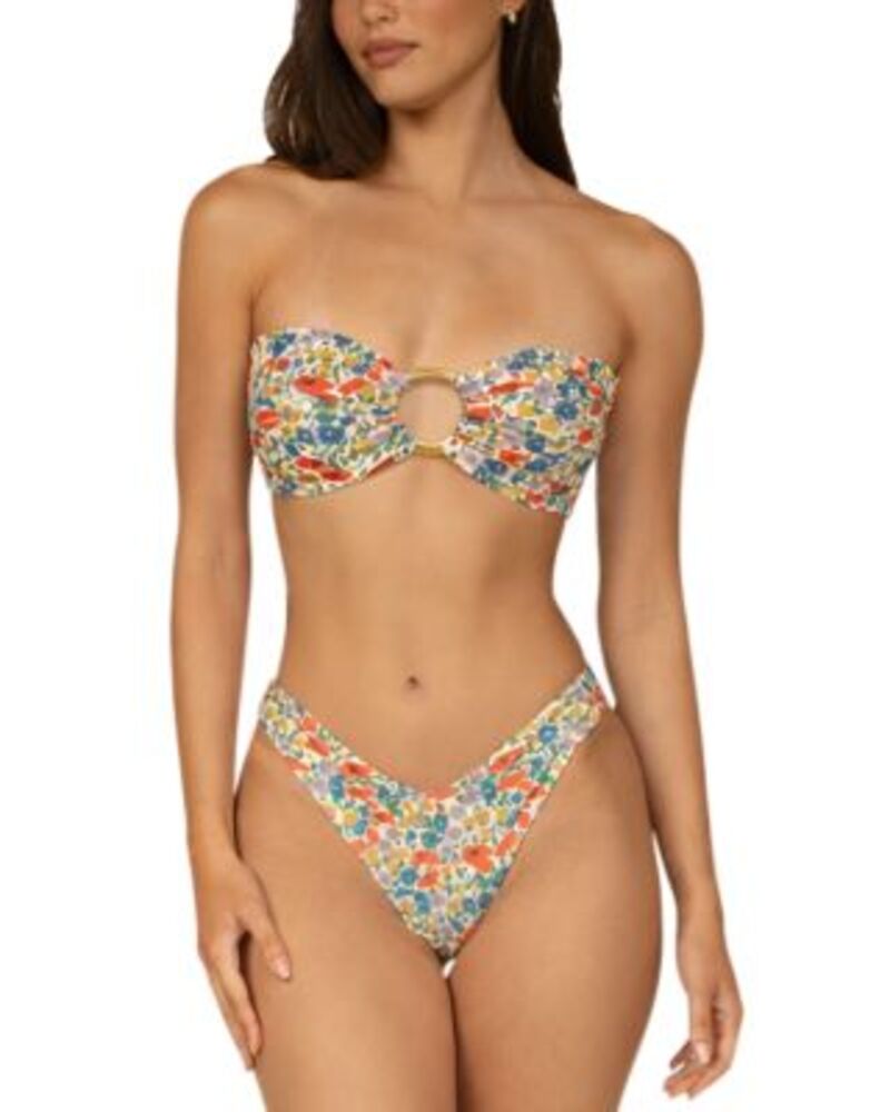 モンシー レディース 水着 トップのみ フラワー柄 フラワー Montce Florencia Floral Tori Ties Bandeau Bikini Top & Lulu Bikini Bottom One-Size 21,520円
