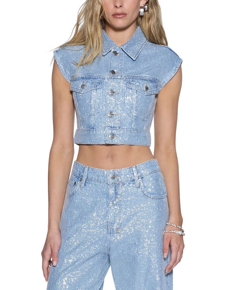 スビ レディース アウター ベスト Ksubi Trucker Vest High Rollers Denim デニム