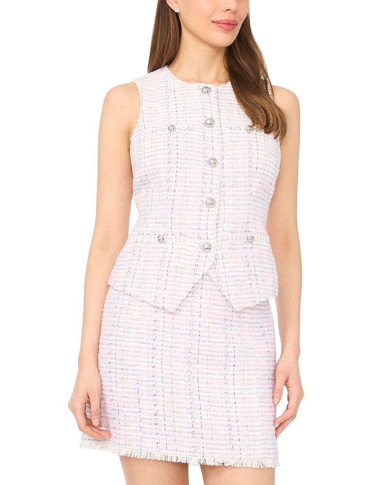 セセ レディース アウター ベスト CeCe Split Hem Vest New Ivory アイボリー 20,576円