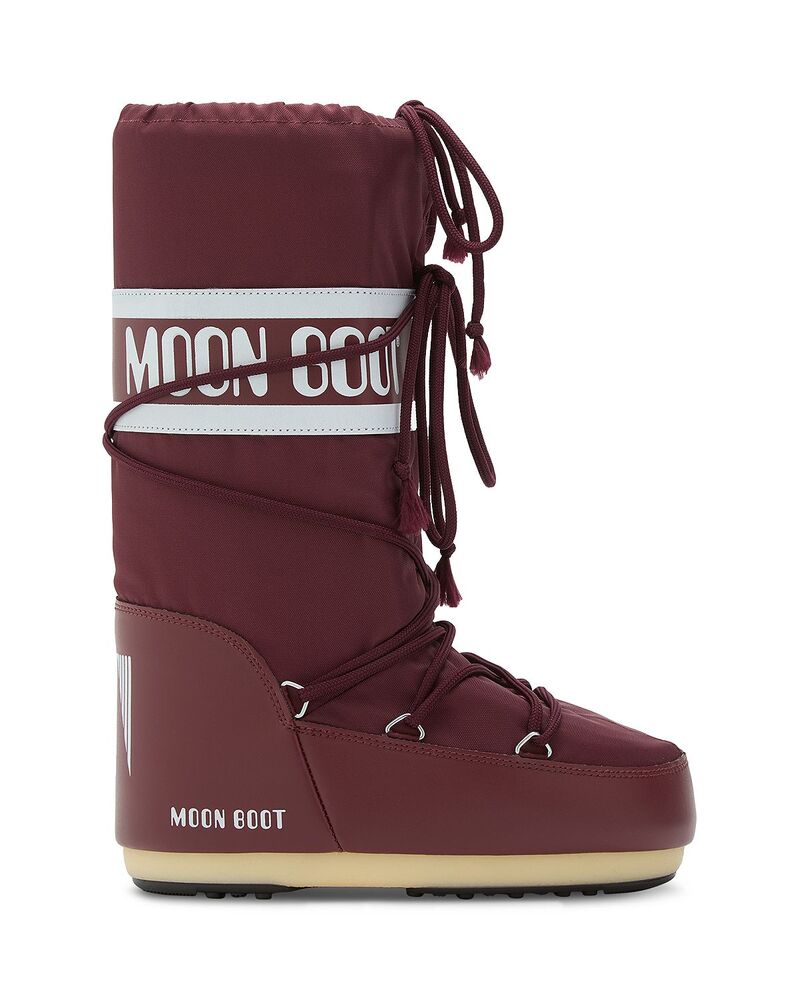 ムーンブーツ レディース シューズ ブーツ・レインブーツ Moon Boot Unisex MB Icon Boots Burgundy バーガンディ