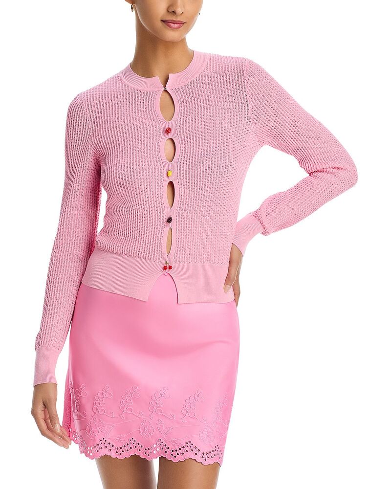 アクア レディース トップス シャツ ニット AQUA Long Sleeve Knitop - Exclusive Pink ピンク