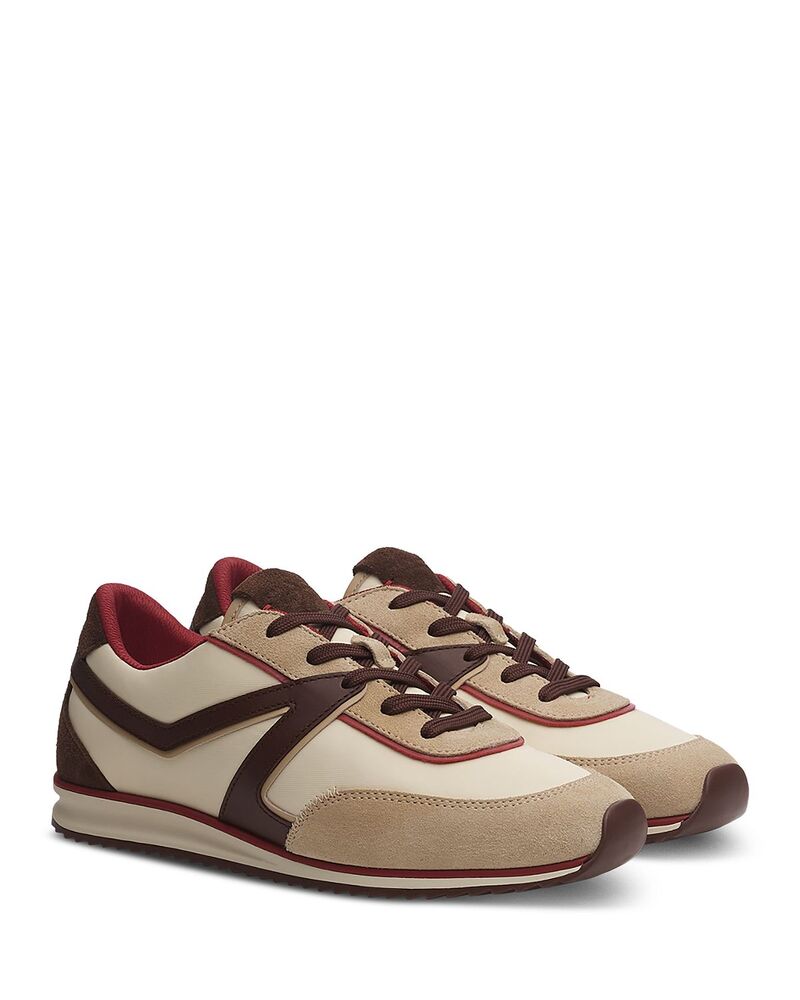 ラグアンドボーン レディース シューズ スニーカー rag & bone Women's Retro Trainer Sneakers Cream/Dark Brown クリーム｜ReVida 店