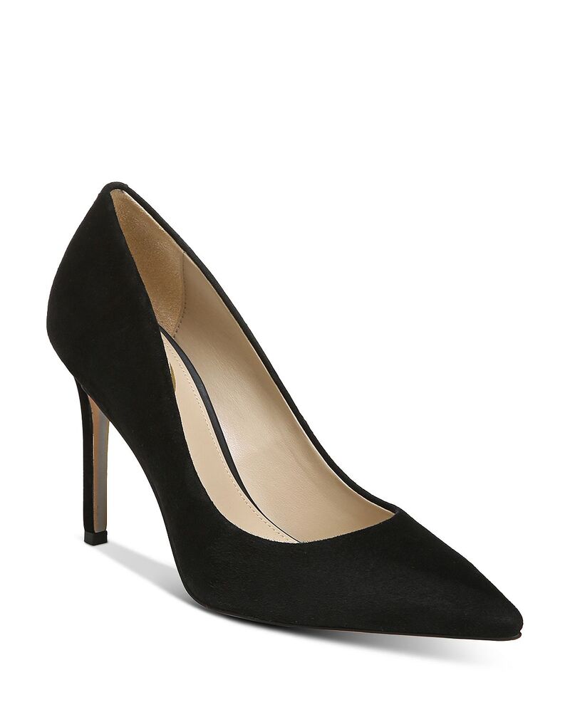 サムエデルマン レディース シューズ パンプス なめし革 Sam Edelman Women\u0027s Hazeleather Pumps Black Suede 黒いこと