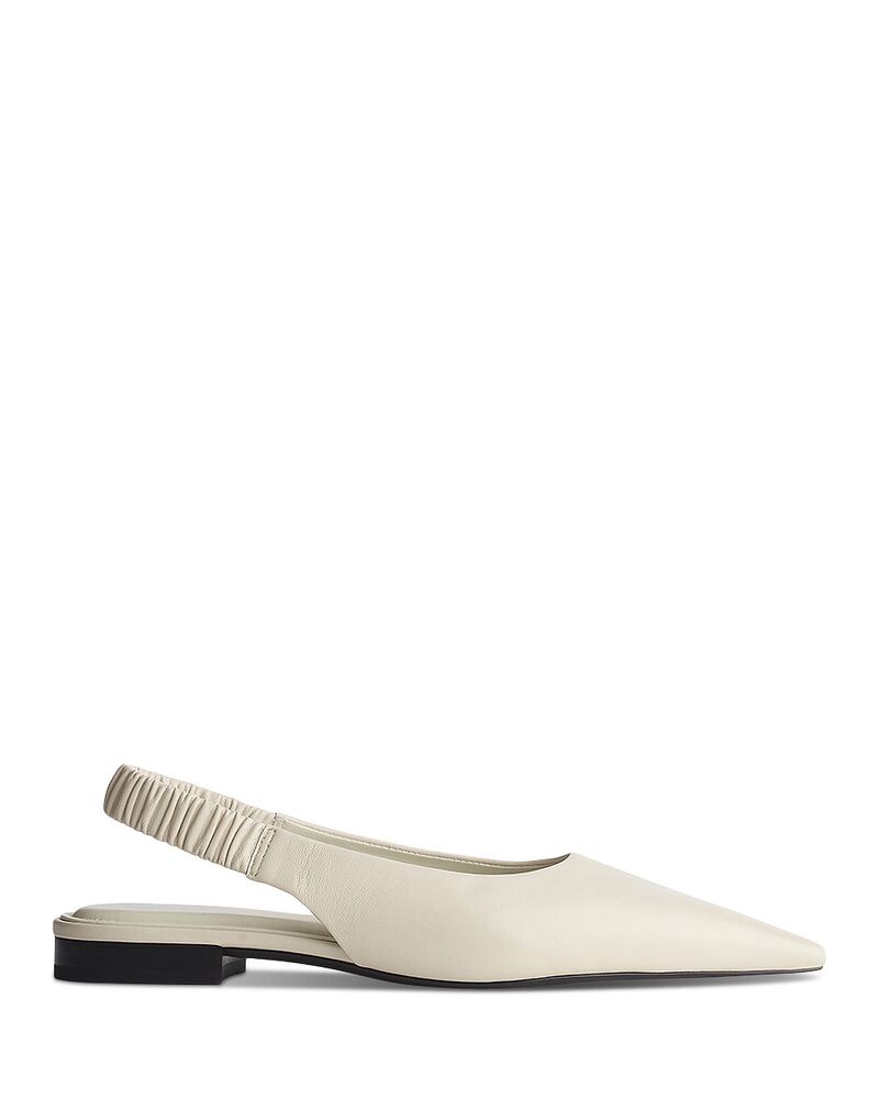 ラグアンドボーン レディース シューズ パンプス rag & bone Women's Mercer Slingback Flats Antique White ホワイト｜ReVida 店
