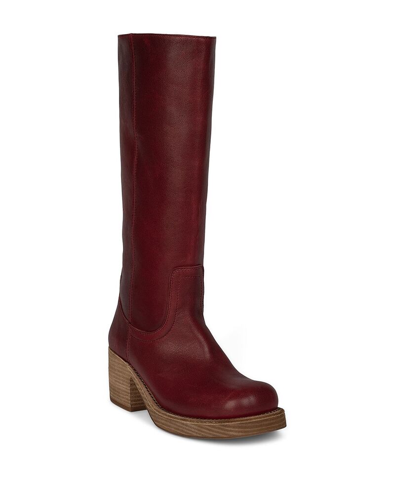 ジェフリー キャンベル レディース シューズ ブーツ・レインブーツ トール Jeffrey Campbell Women's Tall Square Toe Boots Red レッド|ReVida 店