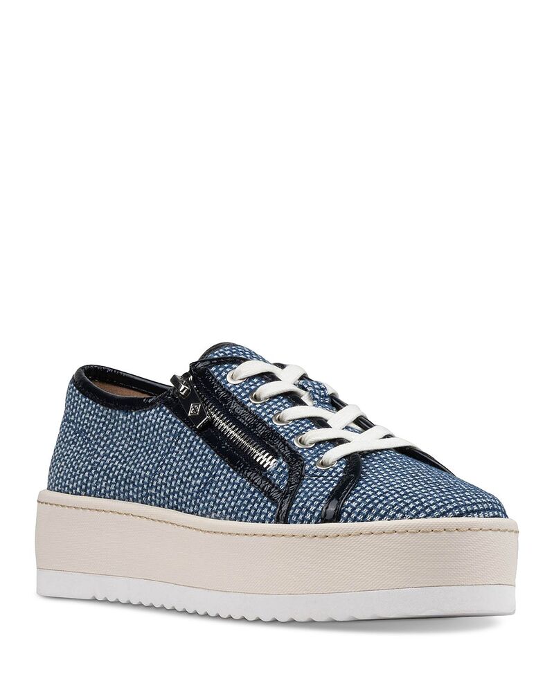 ドナルドプリネール レディース シューズ スニーカー プラットフォーム Donald Pliner Women's Fatima Platform Sneakers Indigo インディゴ