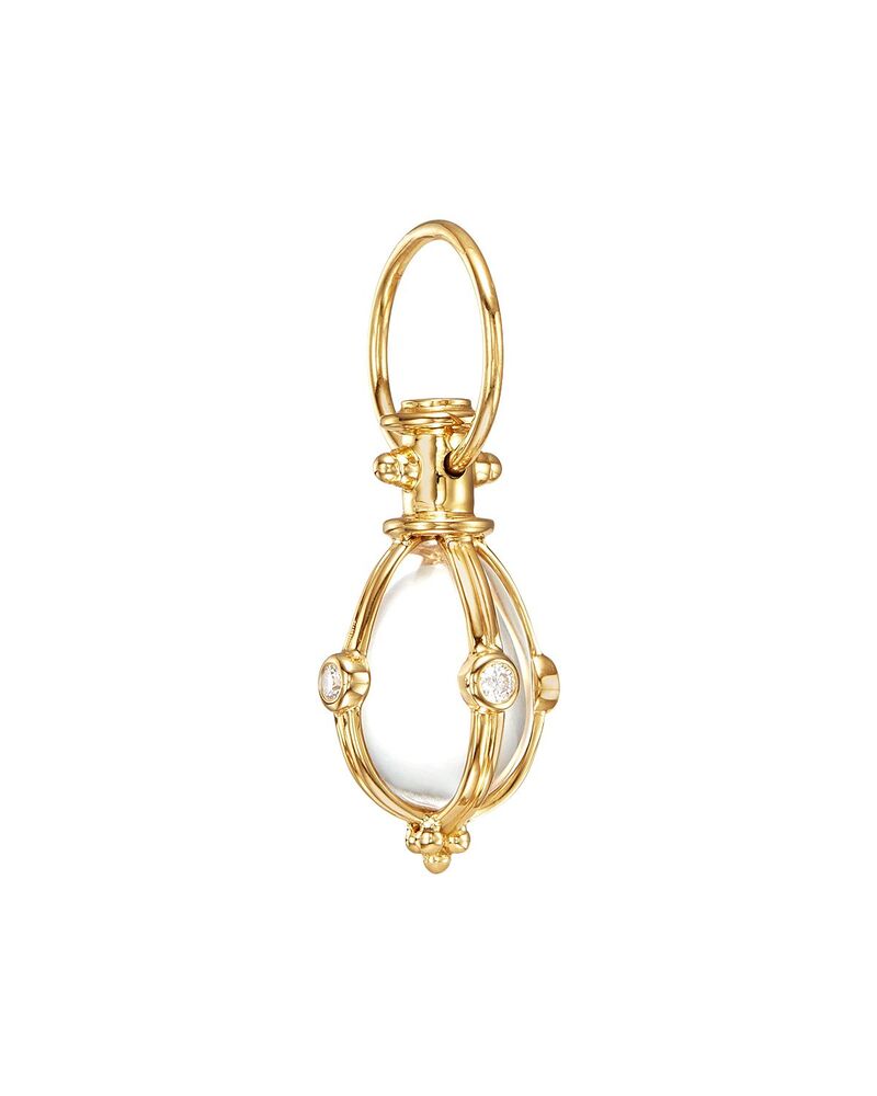 テンプル セント クレア レディース アクセサリー ネックレス・チョーカー・ペンダントトップ Temple St. Clair Crystal Diamond Pendant Set In 18K Yellow Gold 0.22 ct. Clear/Gold ゴールド
