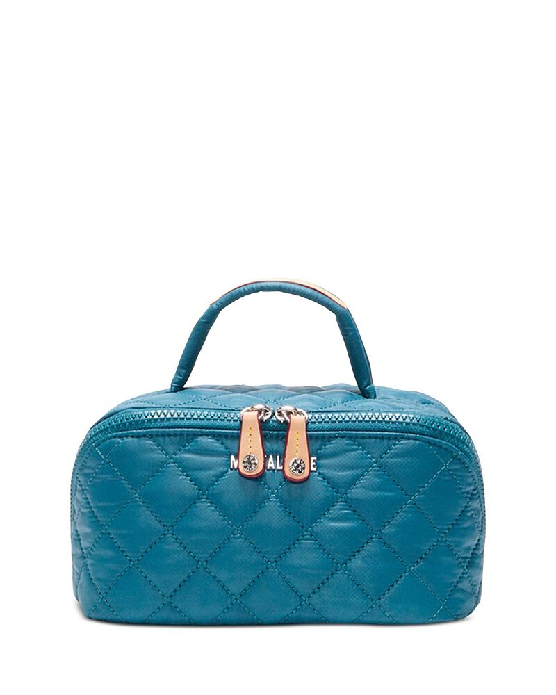 エムジーウォレス レディース バッグ MZ WALLACE Accordion Cosmetic Bag Pacific/Silver シルバー