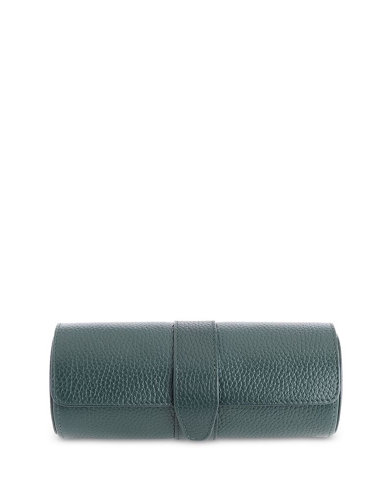 ロイス レディース アクセサリー 腕時計 スエード ROYCE New York Suede Lined Travel Watch Roll Dark Green グリーン