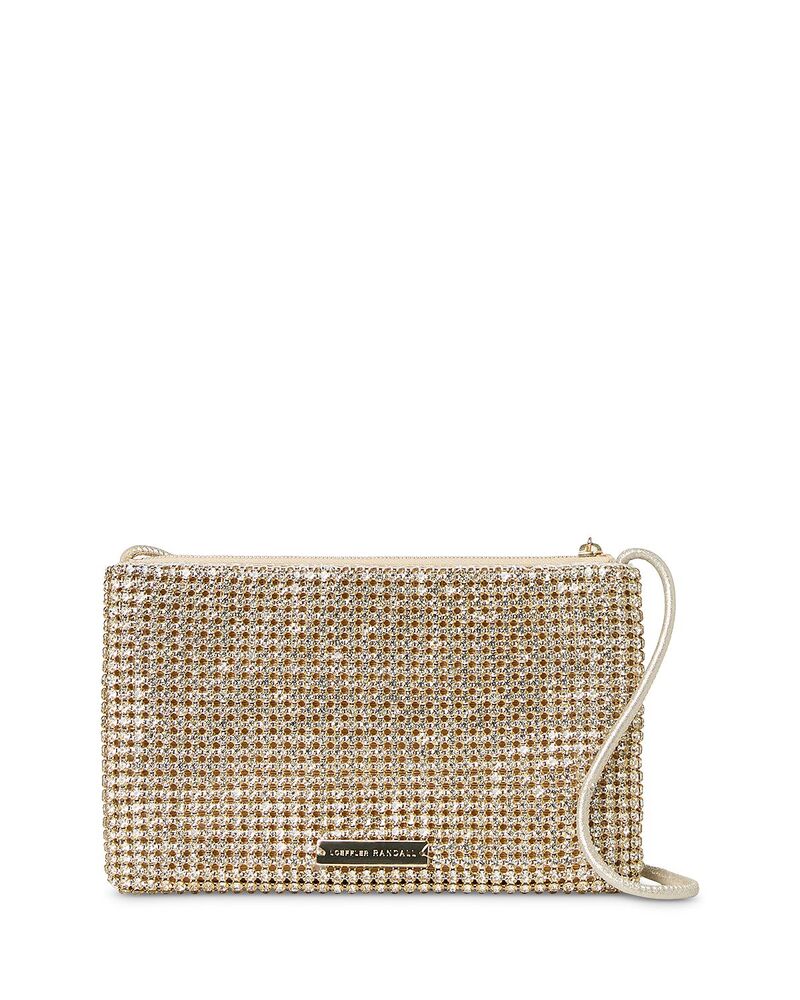 ロフラー ランダル レディース バッグ Loefflerandall Yara Rhinestone Flat Clutch Gold ゴールド