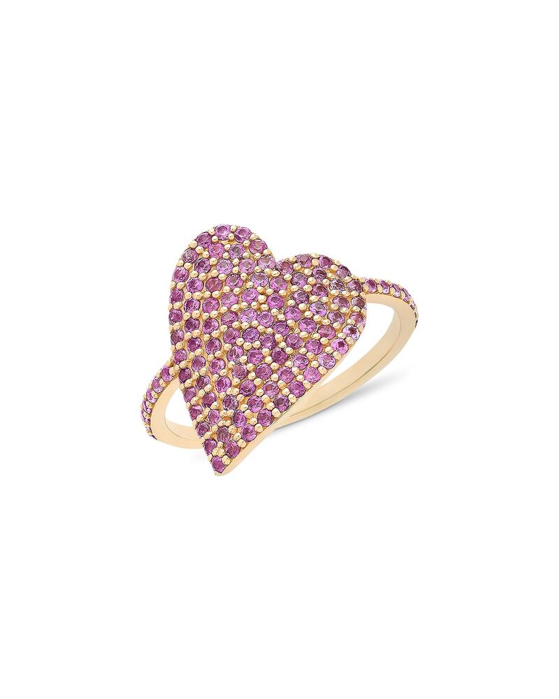 ラナ メンズ 付属物 輪っか LANA 14K Yellow Gold Pink Sapphire Pav Heart Statement Ringold ゴールド