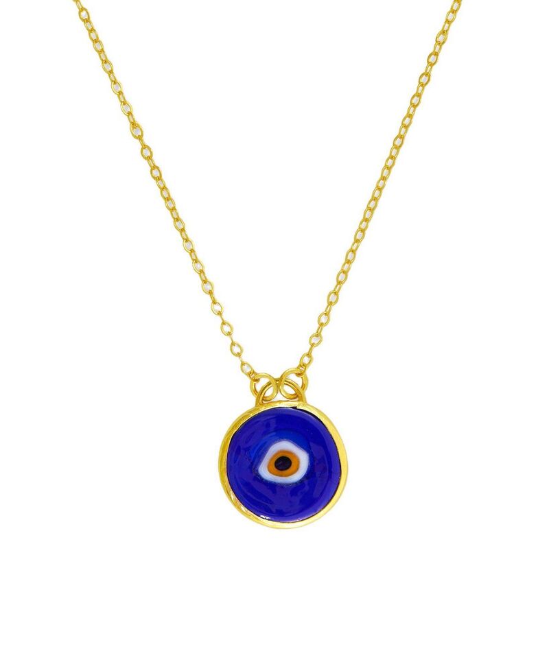 オットマンハンズ レディース アクセサリー ネックレス・チョーカー・ペンダントトップ レース Ottoman Hands Azra Evil Eye Pendant Necklace Gold ゴールド