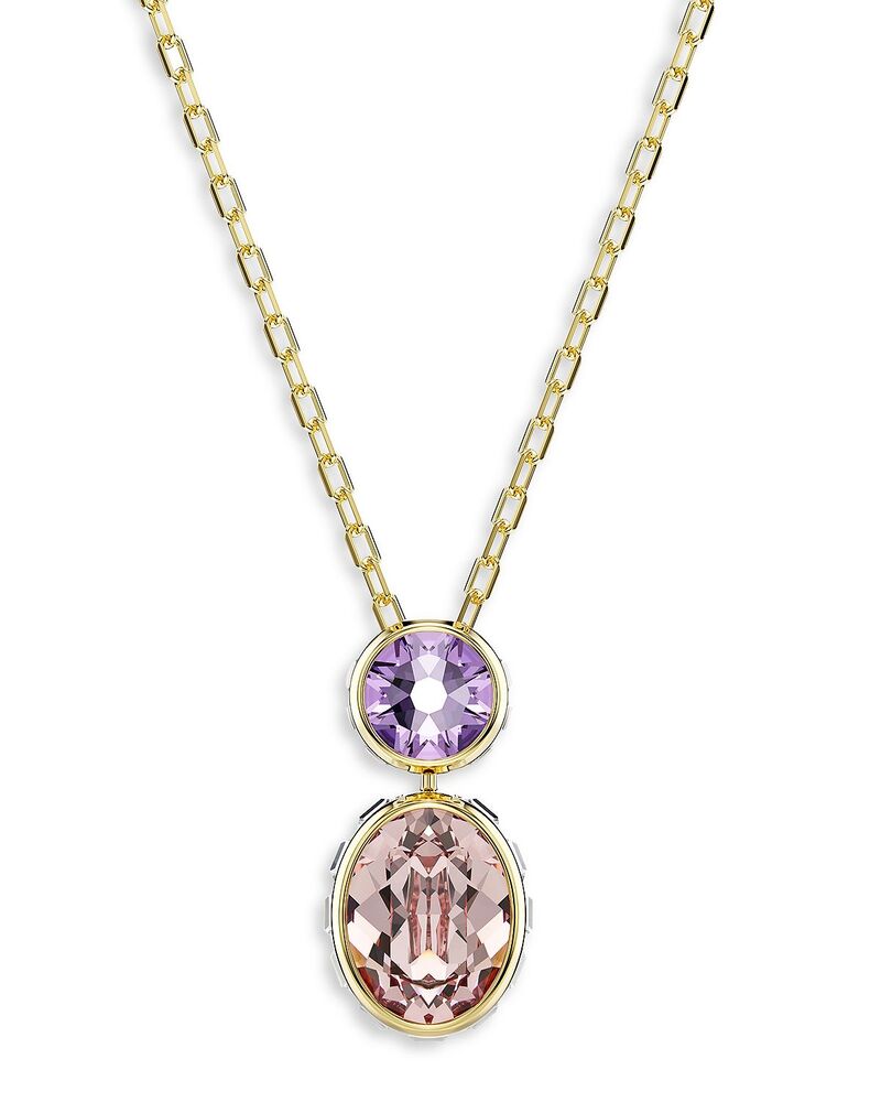 スワロフスキー レディース アクセサリー ネックレス・チョーカー・ペンダントトップ レース Swarovski Chroma Crystal Reversible Pendant Necklace 14.87-17.75\