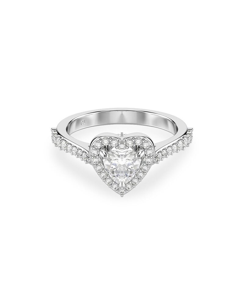 スワロフスキー レディース アクセサリー リング Swarovski Una Crystal & Cubic Zirconia Heart Ring White ホワイト