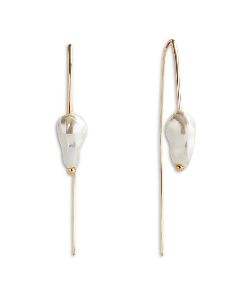 バウブルバー レディース アクセサリー ピアス・イヤリング BAUBLEBAR Teagan Threaded Glass Pearl Earrings Pearl パール