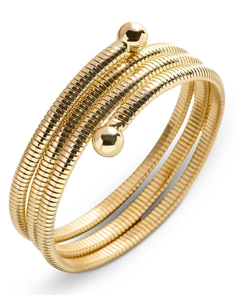 バウブルバー レディース アクセサリー ブレスレット・バングル・アンクレット リブ BAUBLEBAR Keira Ribbed Wrap Bracelet Gold ゴールド