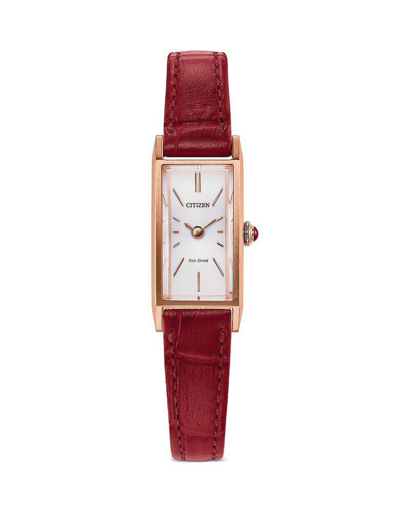 シチズン レディース アクセサリー 腕時計 Citizen Eco-Drive Fio Watch 14.3mm Red/White ホワイト