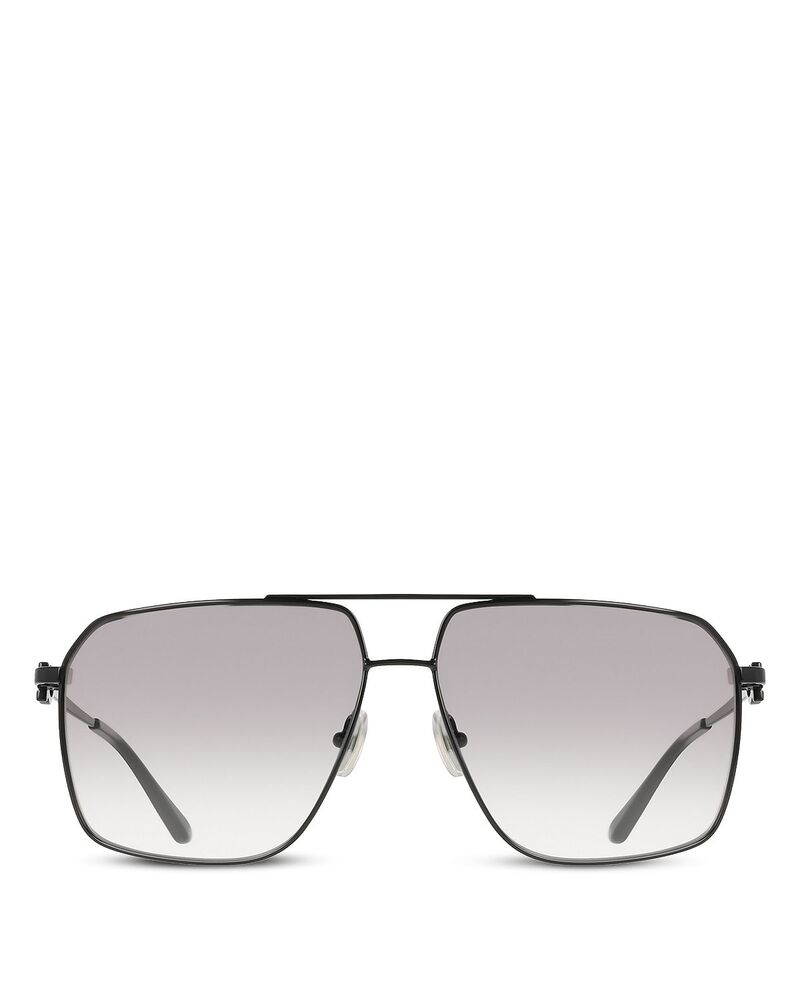フェラガモ レディース アクセサリー サングラス・アイウェア FERRAGAMO Salvatore Brow Bar Aviator Sunglasses 62mm Shiny Black ブラック