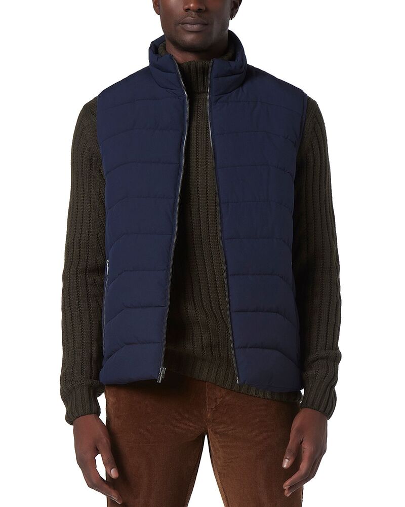 アンドリュー目じるし メンズ アウター より良い キルティング Andrew Marc Garrick Stretch Wateresistant Quilted Puffer Vest Ink