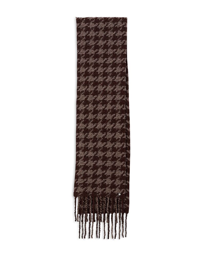 ラグアンドボーン レディース 付属品 えり巻き・袈裟・えり巻き rag \u0026 bone Nora Houndstooth Alpaca Blend Scarf Dark Espresso