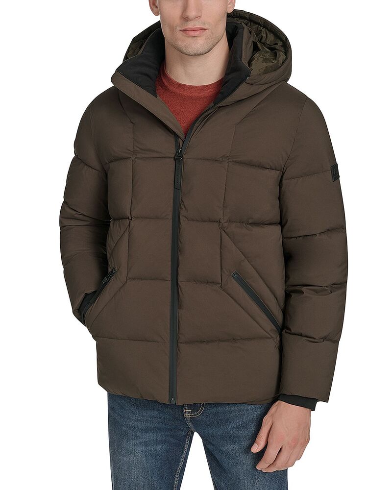 アンドリューマーク メンズ アウター ジャケット・ブルゾン Andrew Marc Palmerton Micro Ripstopuffer Jacket Jungle