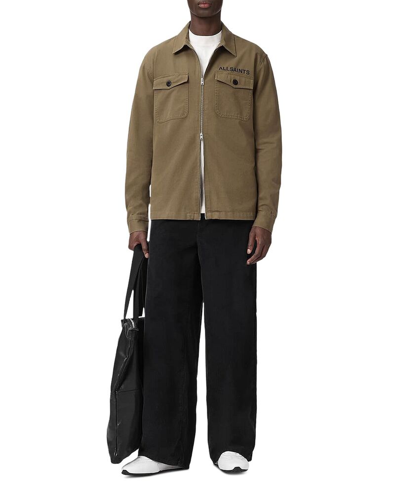 オールセインツ メンズ アウター 上衣・上衣 プルオーバー ALLSAINTS Orbit Shirt Jacket Cargo Green 緑であること