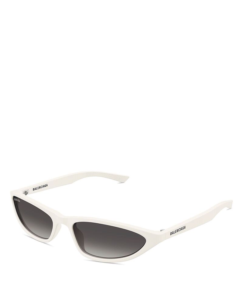 バレンシアガ レディース 佩び物 サングラス・アイウェア Balenciaga Round Sunglasses 59粍 White 白いこと