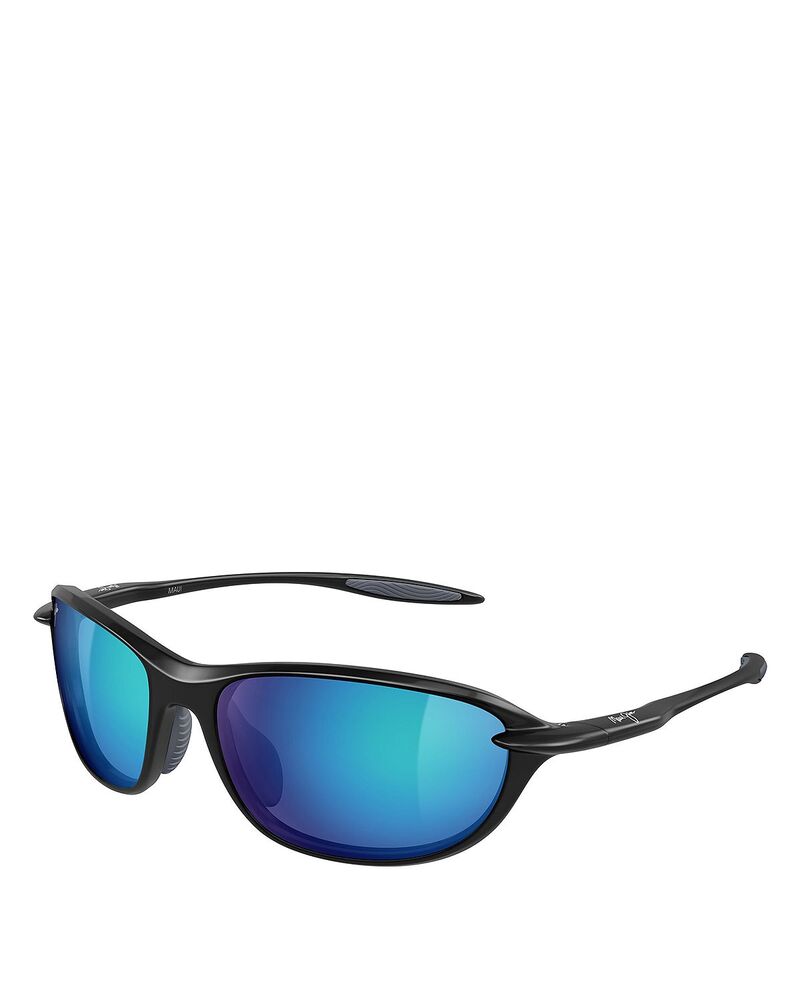 マウイ体育館 レディース 佩び物 サングラス・アイウェア Maui Jim Ho\u0027okipa Ultra Polarized Sunglasses 62粍 Black 黒いこと