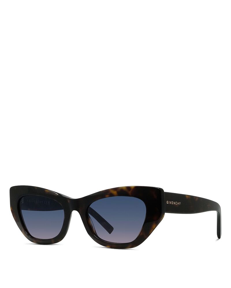 ジバンシー レディース 佩び物 サングラス・アイウェア Givenchy Cat Eye Sunglasses 54粍 dark havana/gradient blue 青色