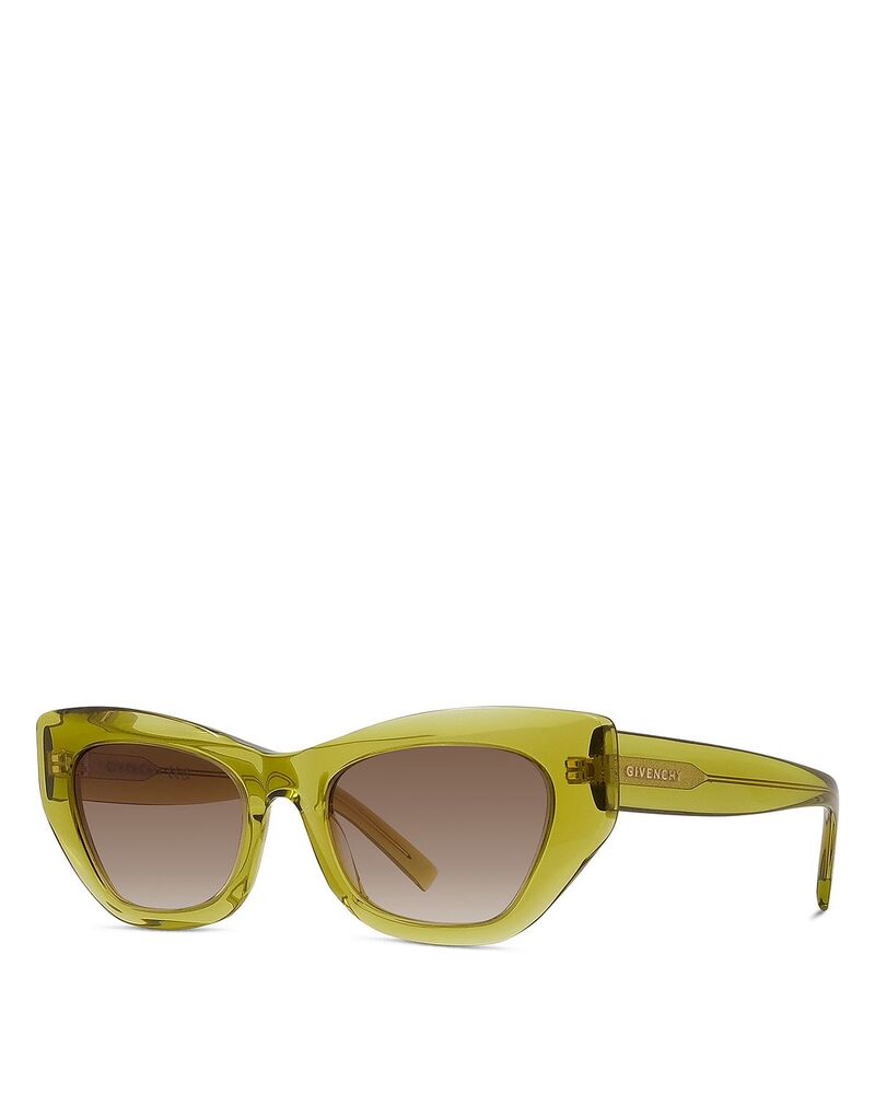ジバンシー レディース アクセサリー サングラス・アイウェア Givenchy Cat Eye Sunglasses 54mm shiny acid green/brown グリーン