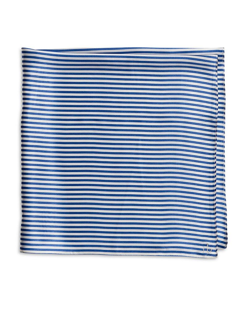 ラグアンドボーン レディース アクセサリー マフラー・ストール・スカーフ シルク rag & bone Gail Striped Silk Scarf Blue/White Stripe ホワイト｜ReVida 店 30,420円
