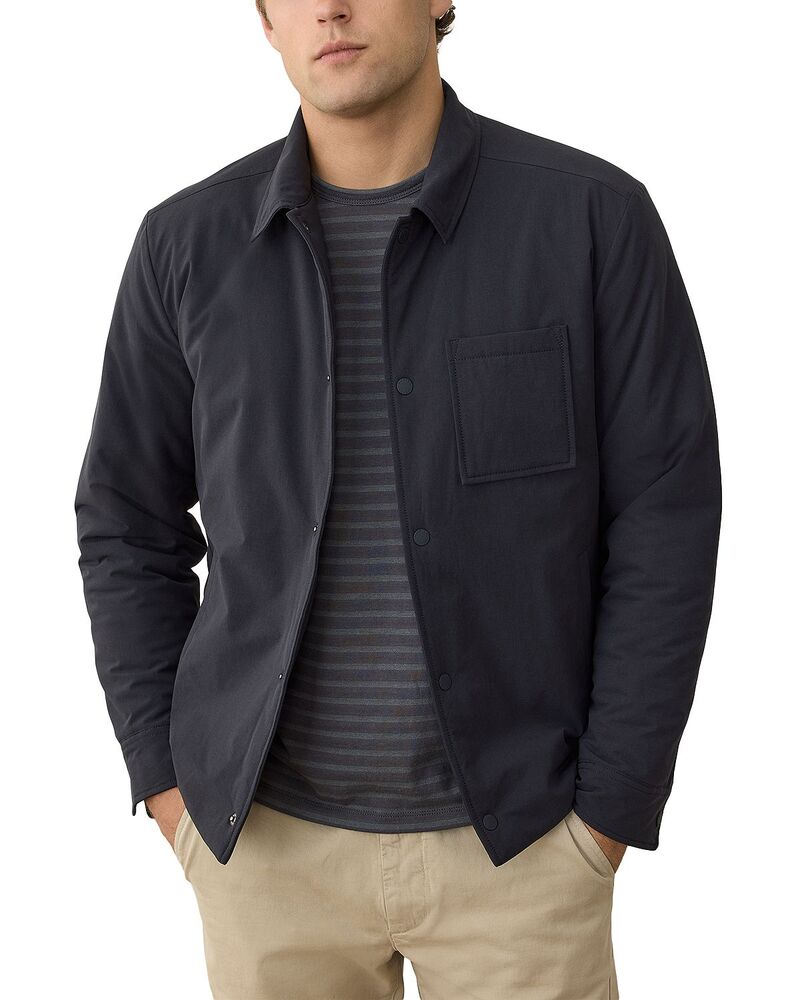 マリーン レイヤー メンズ アウター ジャケット・ブルゾン Marine Layer Traveler Insulated Jacket Blue Graphite グラファイト