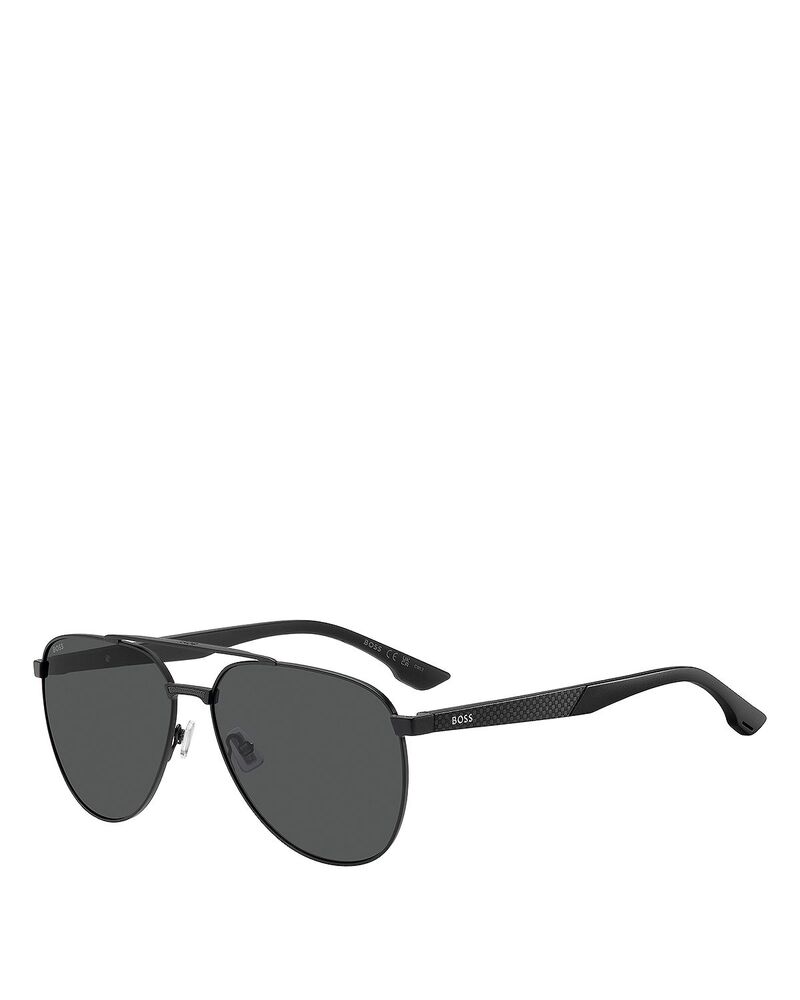 ヒューゴボス レディース 佩び物 サングラス・アイウェア Hugo Boss Pilot Sunglasses 61粍 Black 黒いこと