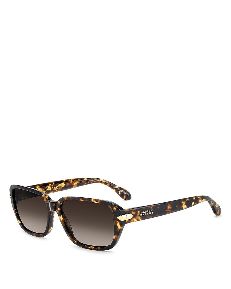 イザ呼びりん マラン レディース 佩び物 サングラス・アイウェア Isabel Marant Geometrical Sunglasses 58粍 HAVANA