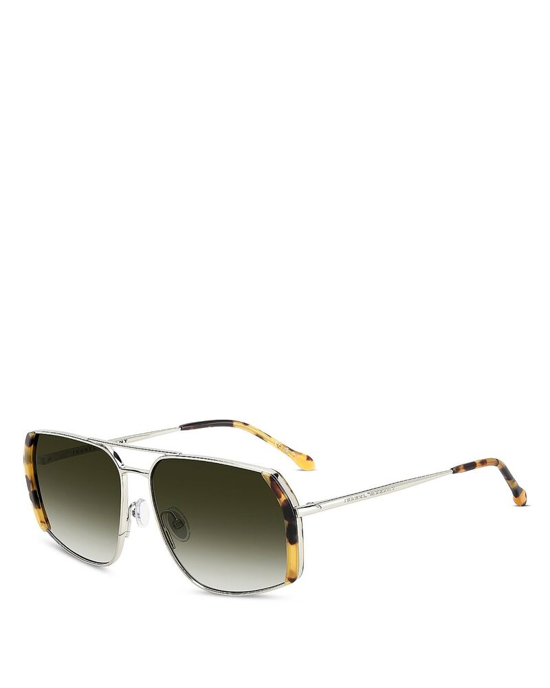 イザ呼びりん マラン レディース 佩び物 サングラス・アイウェア Isabel Marant Pilot Sunglasses 60粍 YELLOW HAVANA PALLADIUM 黄色