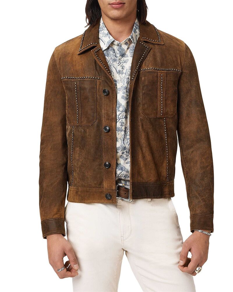 ジョンバルベイトス メンズ アウター ジャケット・ブルゾン John Varvatos Carson Toffee Jacketoffee｜ReVida 店
