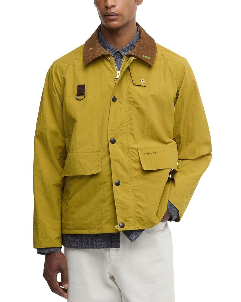 バブアー メンズ アウター ジャケット・ブルゾン Barbour Iconspey Jacket Amber Green アンバー