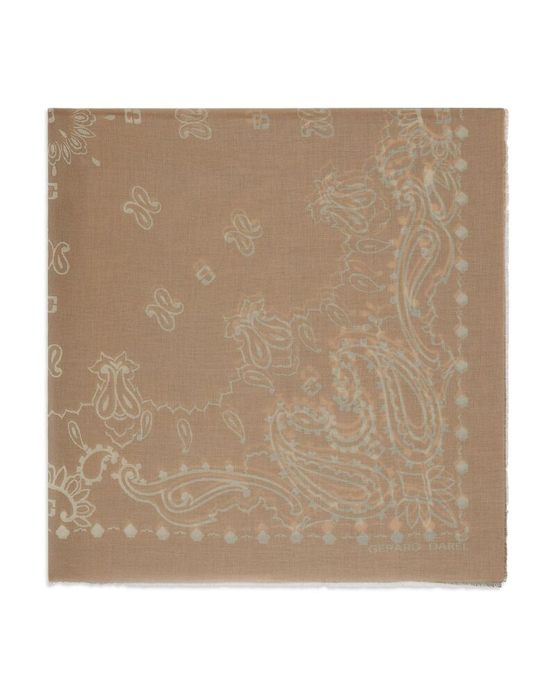ジェラルド・ダレル レディース アクセサリー マフラー・ストール・スカーフ プリント コットン Gerardarel Dorine Printed Cotton Scarf Khaki Green グリーン 31,070円