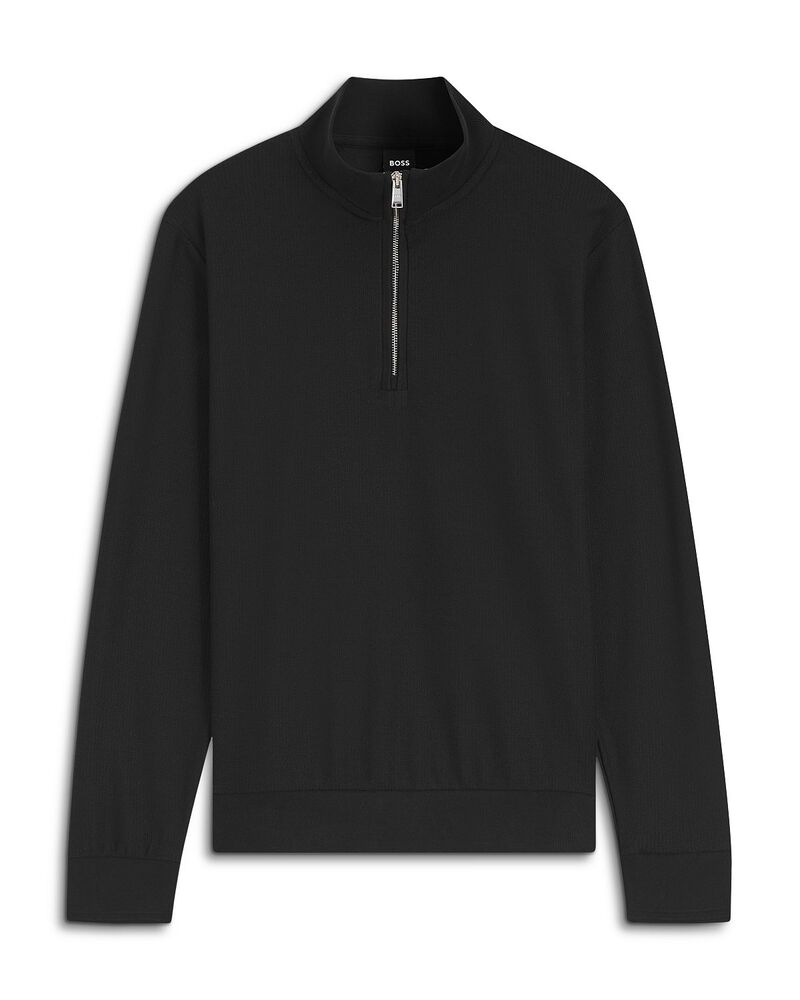 ボス メンズ アウター パーカー・スウェット レギュラーフィット シャツ BOSS H-Sidney Regular Fit Sweatshirt Black ブラック
