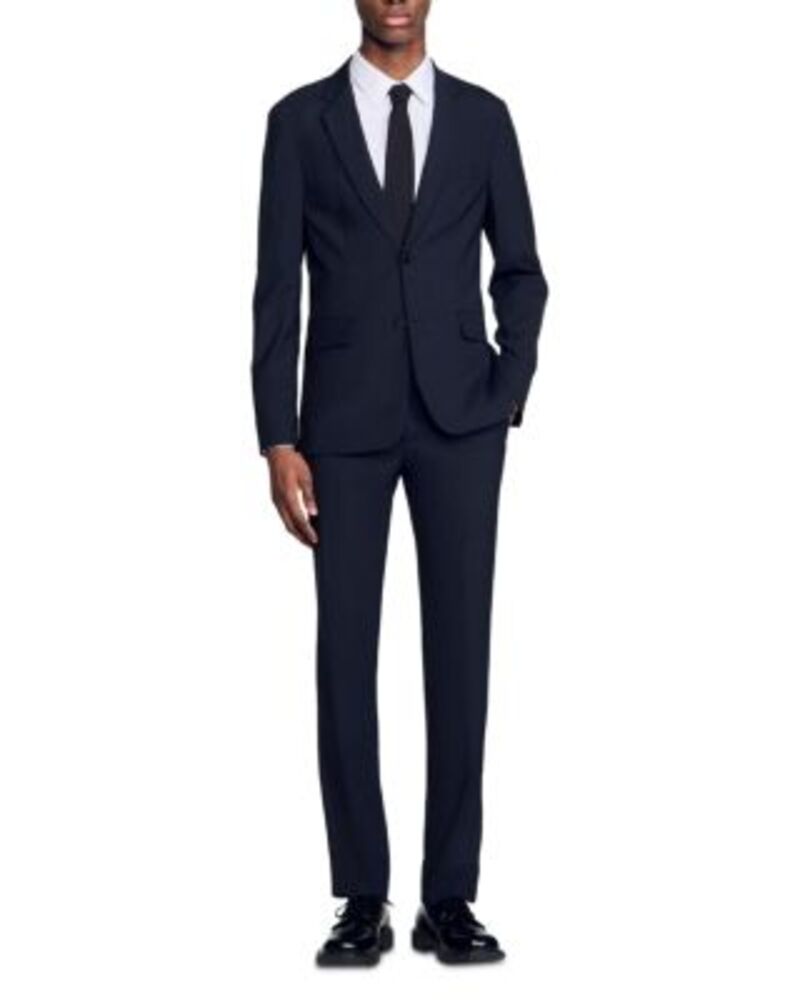サンドロ メンズ アウター ジャケット・ブルゾン パンツ ウール Sandro Unstructured Wool Suit Jacket & Trousers One-Size