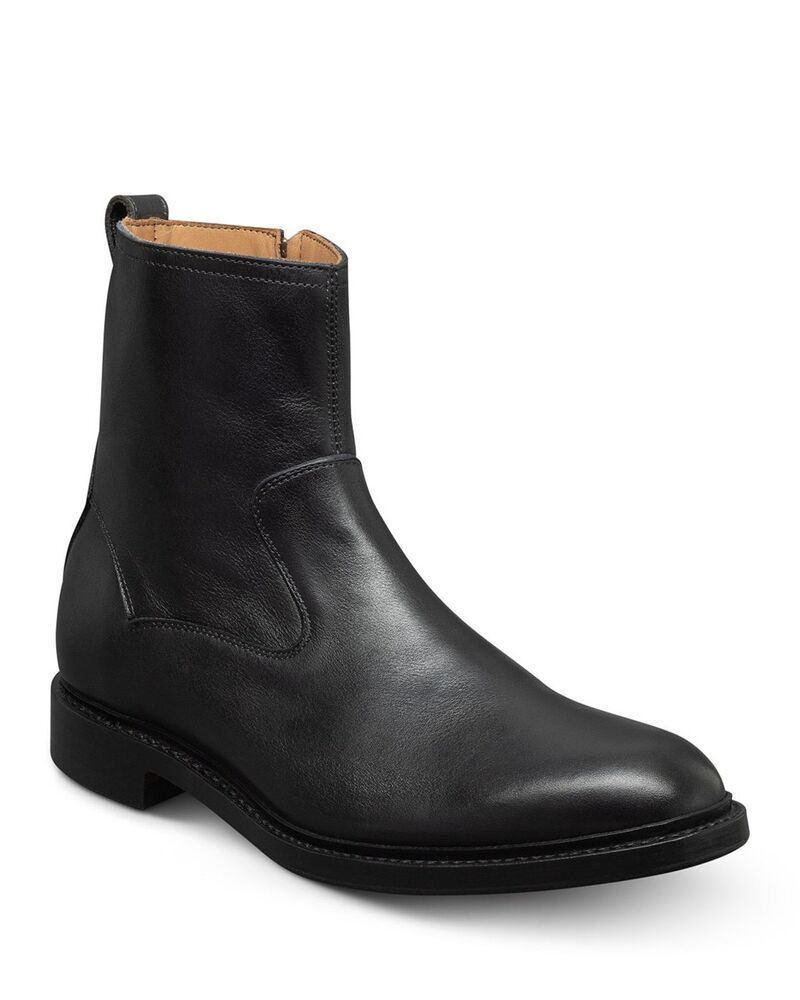 ウディアレン エドモンズ メンズ シューズ ブーツ・レインブーツ Allen Edmonds Men\u0027s Tompkinside Zip Boots Black 黒いこと