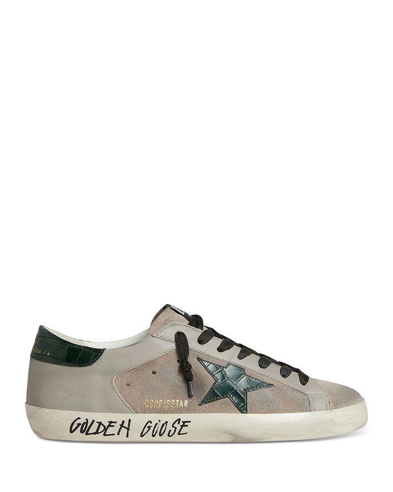 ゴールデングース メンズ シューズ スニーカー スエード Golden Goose Men'super Star Suede Sneakers Grey Beige グレー