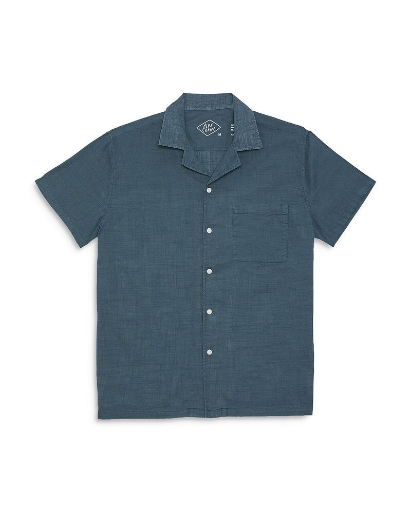 アレックスクレーン メンズ トップス シャツ コットン Alex Crane Air Cotton Camp Shirt Lake