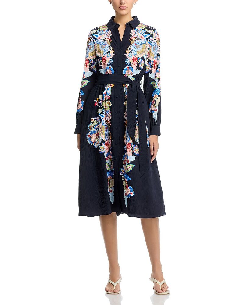ティー・タハリ レディース トップス ワンピース Tahari Button Sleeve Button Front Dress Daphne Garden 28,350円