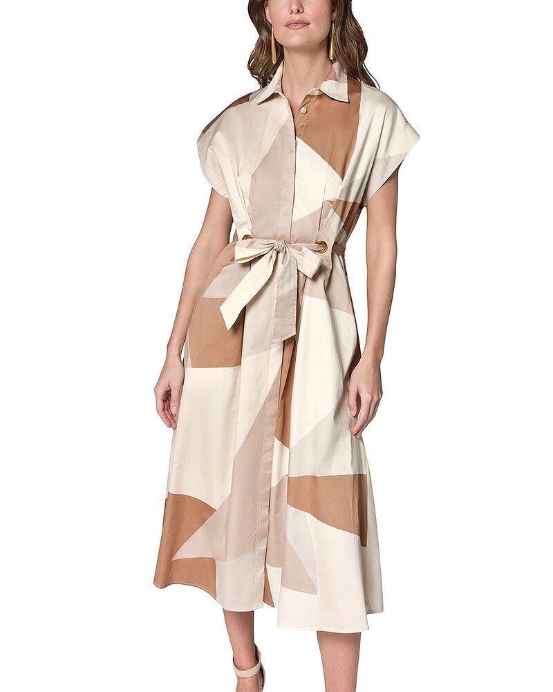 ダナキャラン レディース トップス 衣装 刷り上げる プルオーバー Donna Karan Printed Shirtdress Umbria/ Shell
