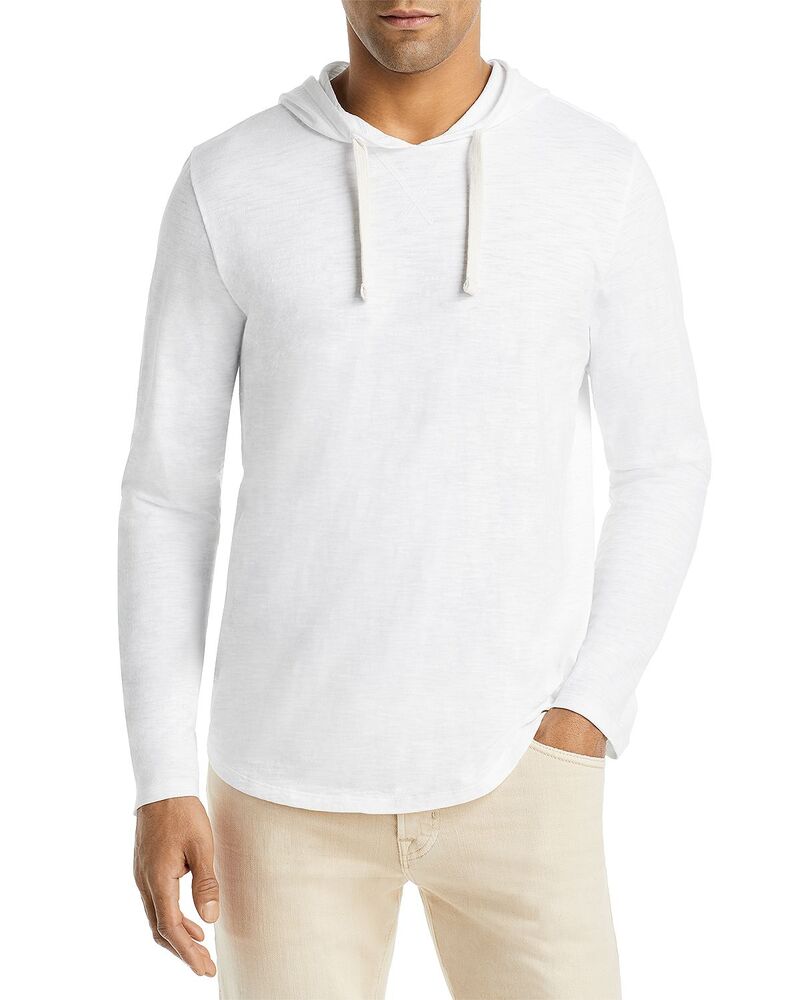 ヴィンス メンズ アウター パーカー・スウェット Vince Slub Popover Hoodie Opctic White ホワイト