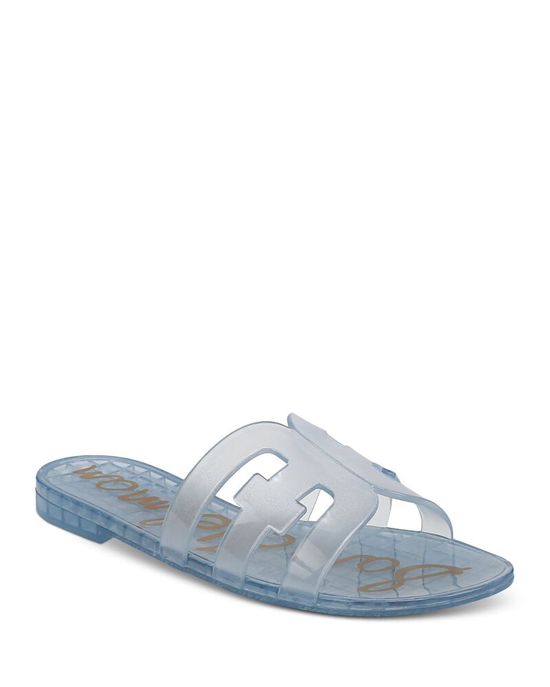 サムエデルマン レディース シューズ サンダル Sam Edelman Women\u0027s Bay Jelly Slide Sandals Azure Blue 青み